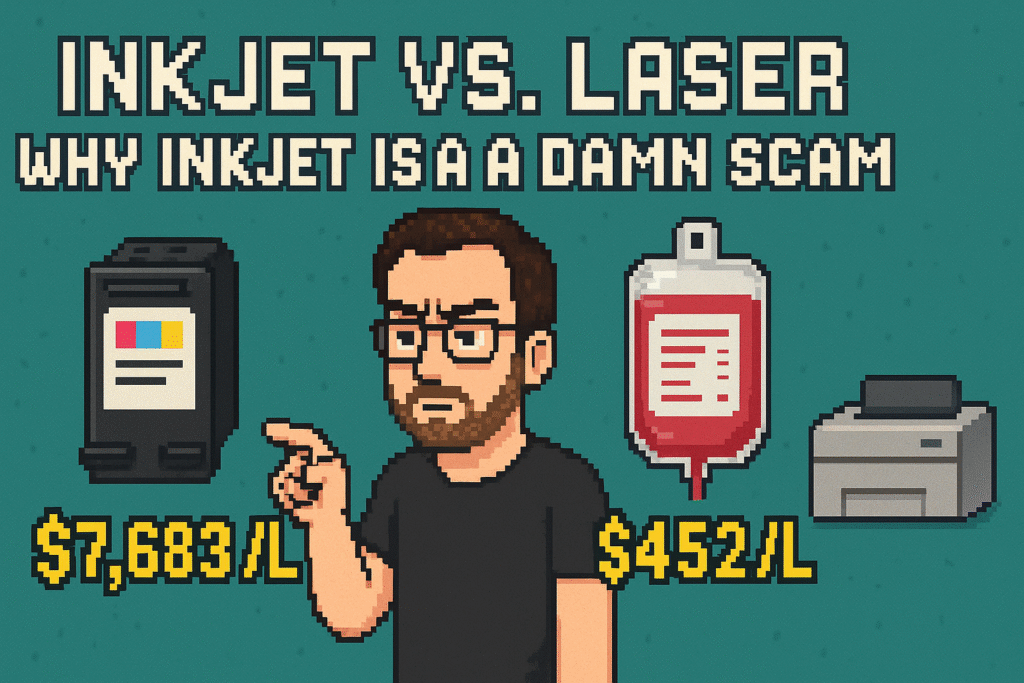 inkjet vs laser printers the great scam