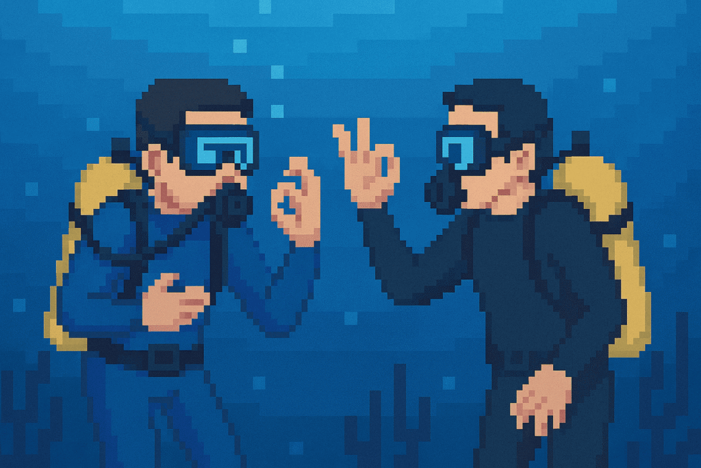 scuba diving communication