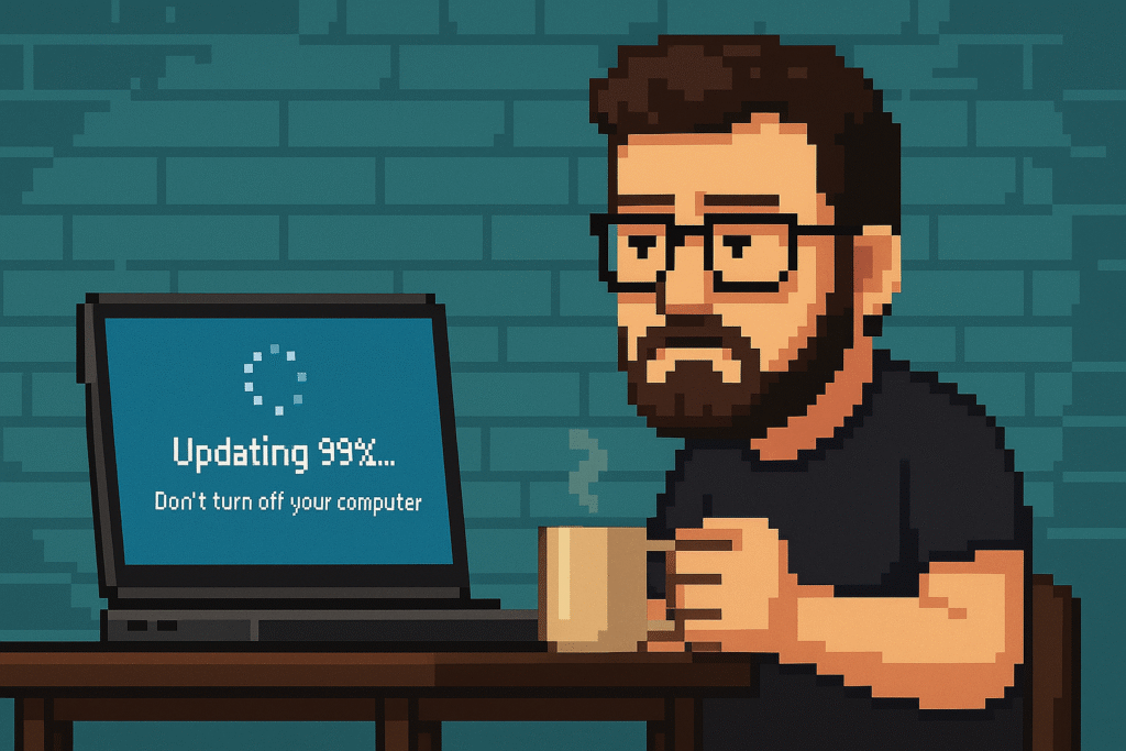 updating the laptop