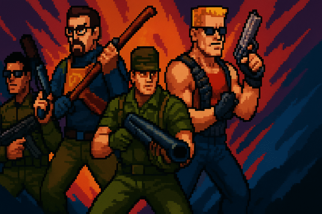 old fps characters